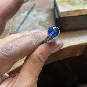 Prsten s kyanitem